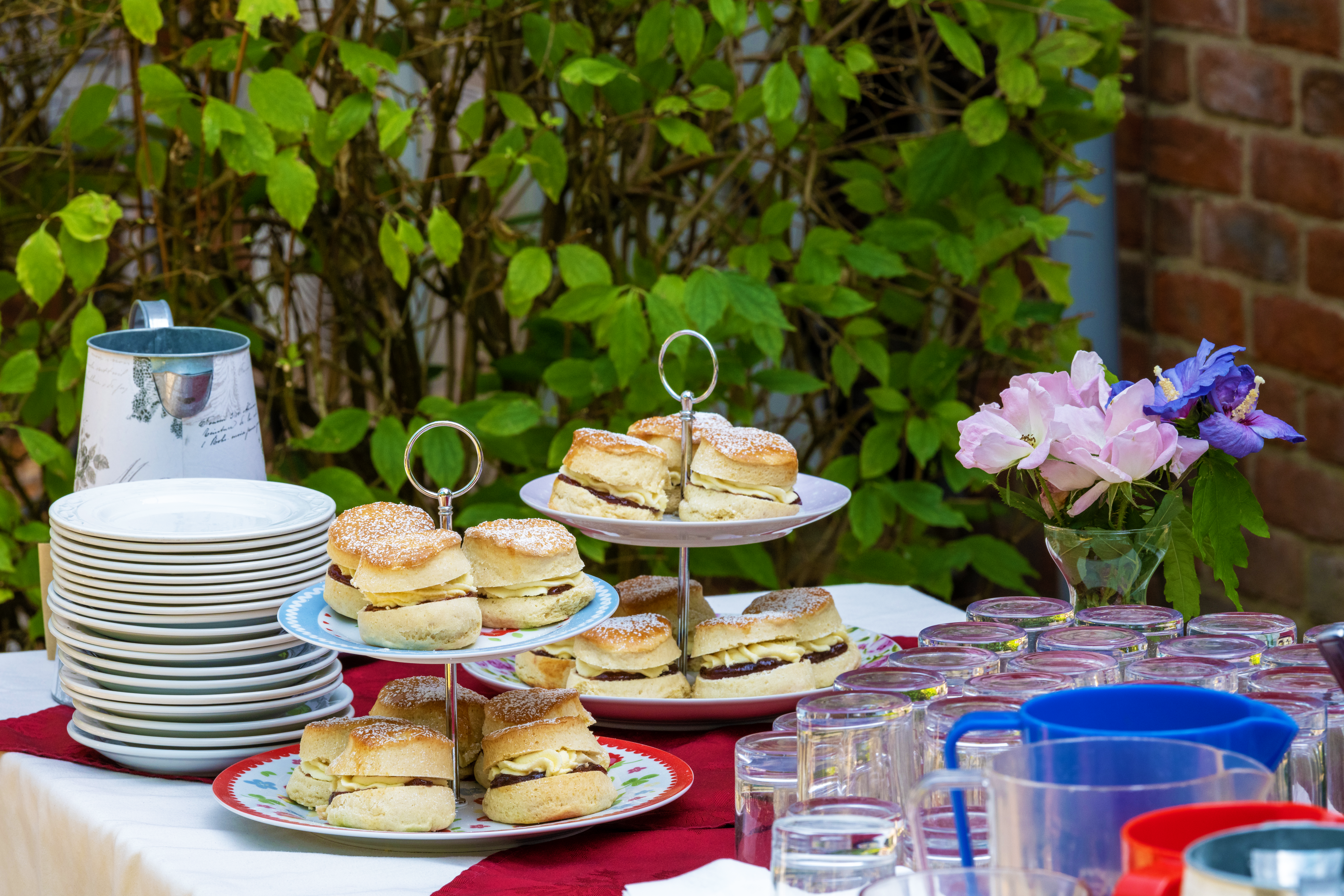 Knightwood afternoon tea in the garden