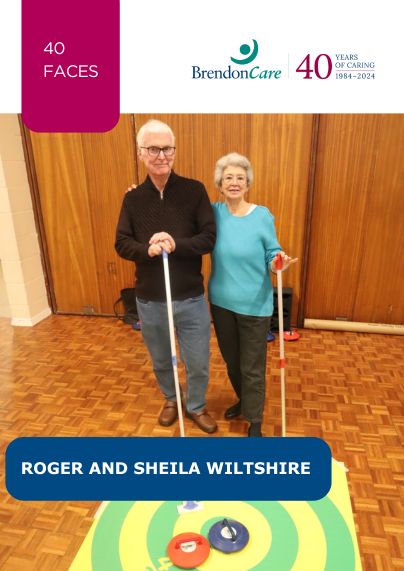 Roger and Sheila Wiltshire, whose lives were changed thanks to Brendoncare.