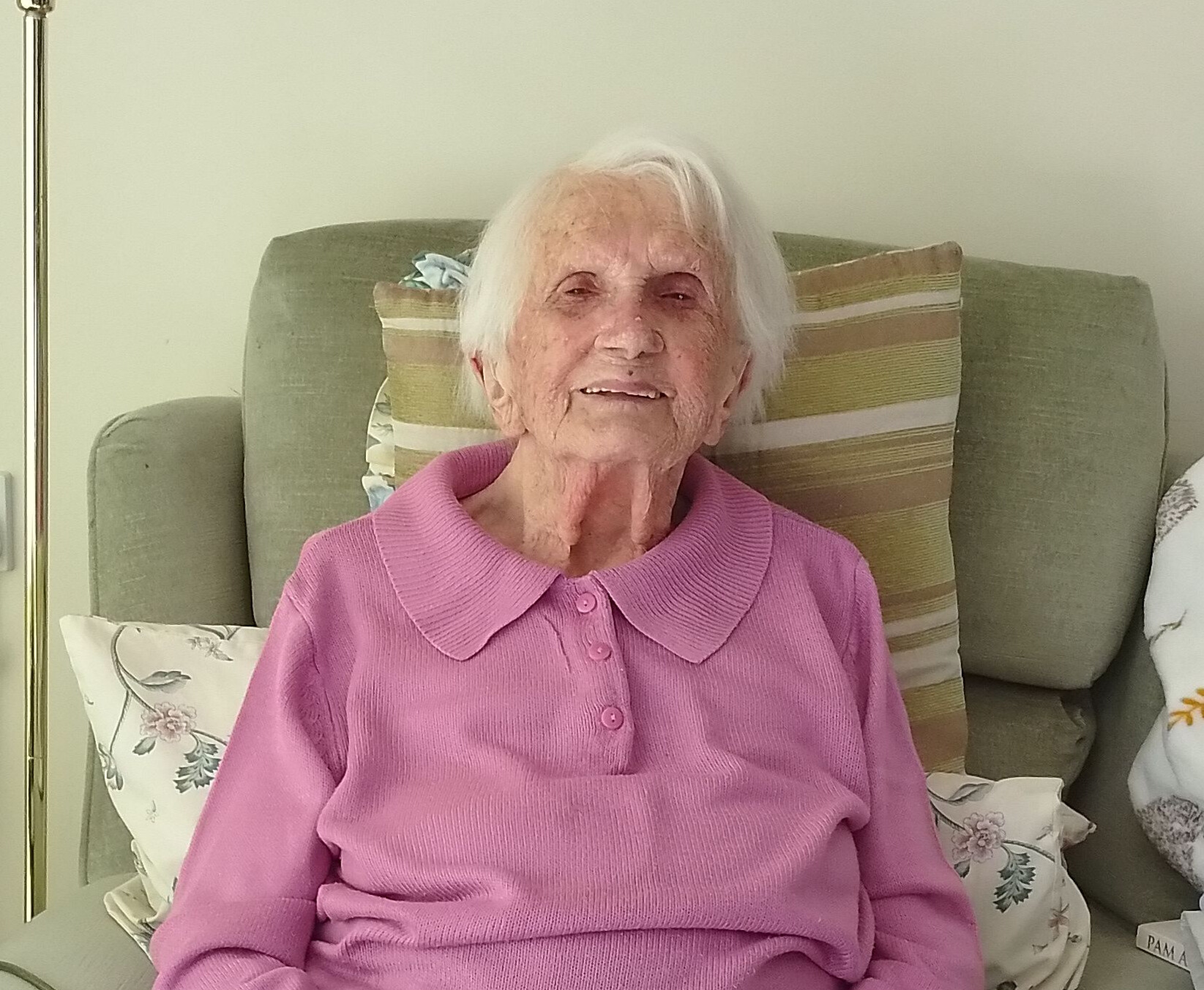 May Morris, who is 106, who is our 40 Faces of Brendoncare for Mother's Day.